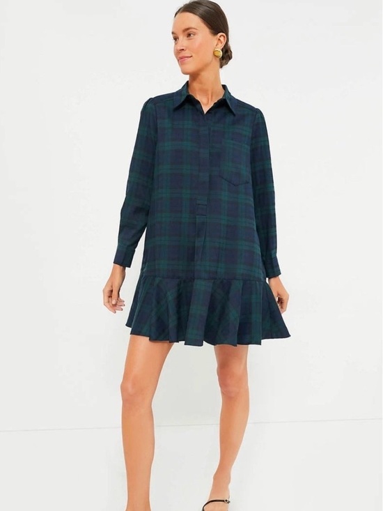 Tuckernuck Dresses & Skirts - TUCKERNUCK Blackwatch Callahan Shirt Dress Size XL